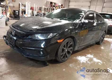 2020 Honda Civic Sport from USA, damaged, VIN 19XFC2F89LE015912